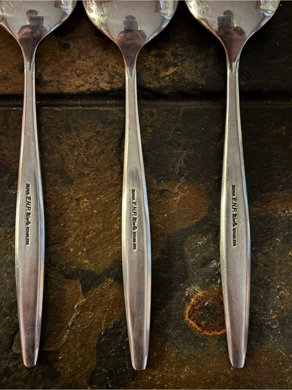 Vintage Ekco Home Products NICOLE Stainless Silverware 7 Pc Lot